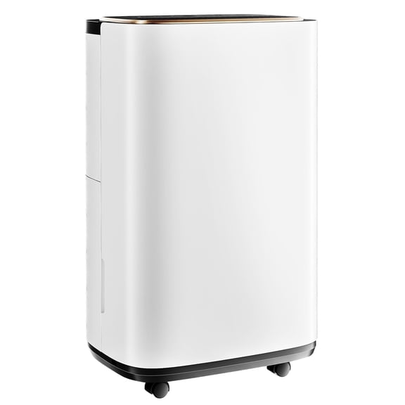 CONCETTA Dehumidifier for Basement, 0.53 Gallon (2,000 Sq. Ft) with Drain Hose, Portable Dehumidifier for Large Rooms and Bathroom, Efficient Moisture Control, White