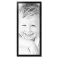 thumbnail image 2 of ArtToFrames 18" x 43" Black Engraved Edges Picture Frame, 18x43 inch Black Wood Poster Frame (WOM-4055), 2 of 8