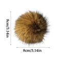 thumbnail image 4 of Soft Rabbit Fur Catnip Balls, Fluffy Faux Fur Cat Toys for Indoor Play, Washable & Fun to Chase for Exercise and Bonding (1pcs), 4 of 7