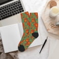 thumbnail image 6 of Pofeuu Abstract Pattern Print Crew Socks, Adult Running Hiking Socks for Youth and Adult, 6 of 7