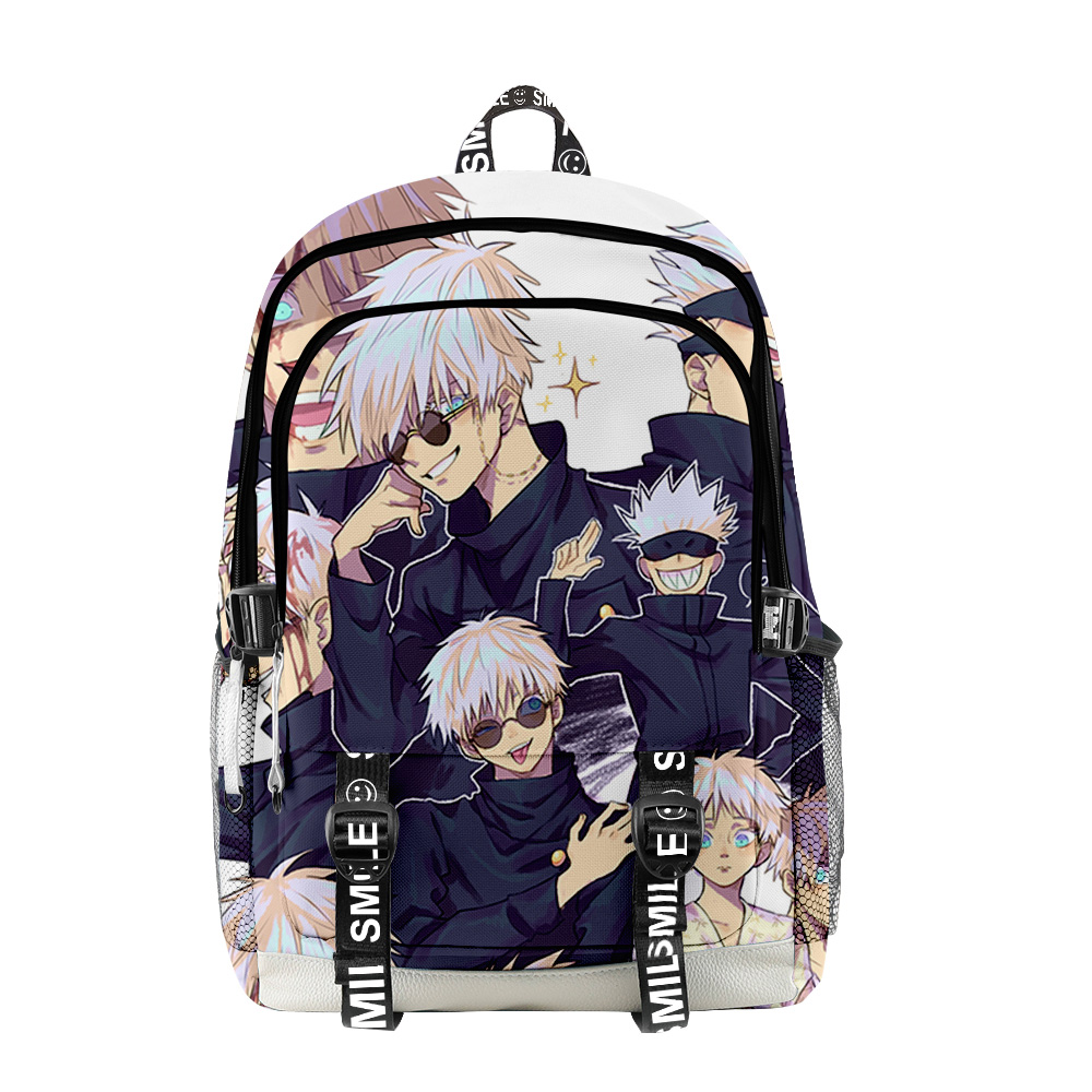 BINGTIESHA Anime Jujutsu Kaisen School Bags Anime Cosplay Backpack
