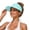 Light Blue, variant on Lumistal Sun Hats for Women Wide Brim UV Protection Sun Visor Hats UPF50 Lightweight Foldable Ponytail Sports Cap Sun Hat Summer Beach Packable Visor Light Blue One Size