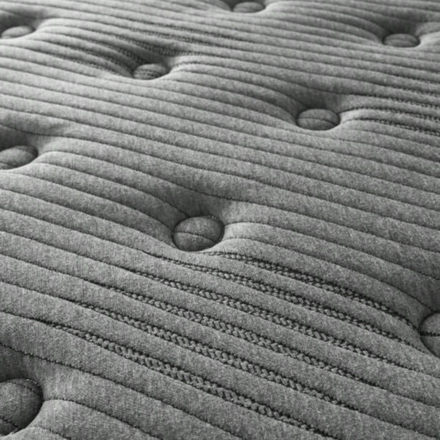 13 Inch King Size Quilted Eurotop Hybrid Mattress, Plush Comfort, Ideal for Pressure Relief and Cozy Sleep Experience