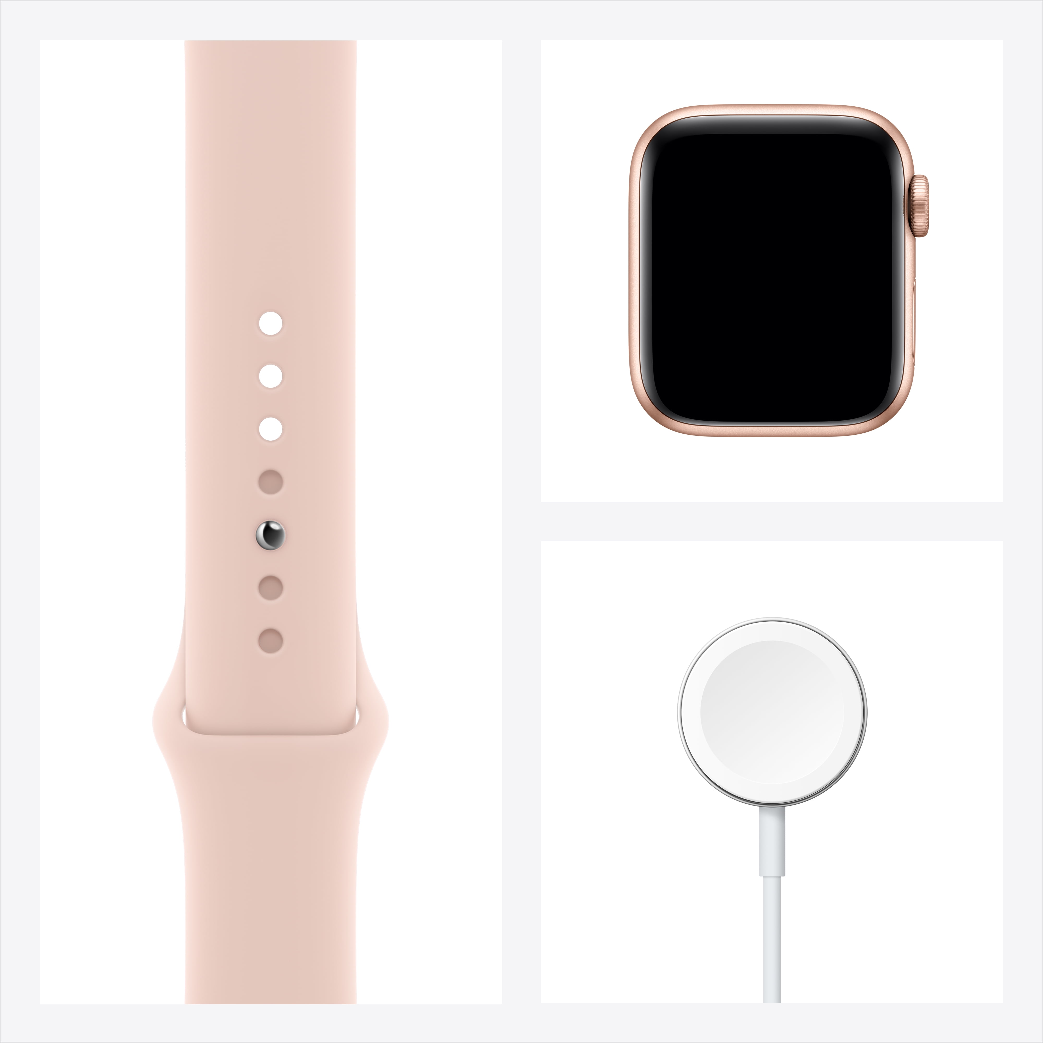 Apple Watch Series 6 GPS, 40mm Gold Aluminum Case with Pink Sand 