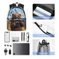 thumbnail image 6 of Lsque Snowy Mountain Photography Bear Classic Casual Backpack - Large Capacity Water-Resistant Backpack for School, Work, Travel, and Outdoor Activities, 6 of 8
