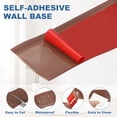 thumbnail image 3 of Uxcell Wall Molding Trim, 10 Feet x 3 Inch Self-Adhesive Mounting Trim, Brown, 3 of 6