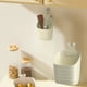 thumbnail image 4 of Cesta de almacenamiento montada en la pared beige, organización de cocina de varios niveles, 4 of 6
