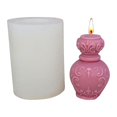 thumbnail image 1 of Molde de botella de perfume para velas, molde de resina epoxi en forma de tulipán, decoración artesanal hecha a mano, 1867,11 Feliz Sencillez, 1 of 5