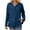 Blue, variant on Lenpel Women's Hooded Cardigan Sweaters Casual Longs Sleeve V Neck Button down Ribbed Knit Jackets Casual Outwear Coats(Blue,X-Large)