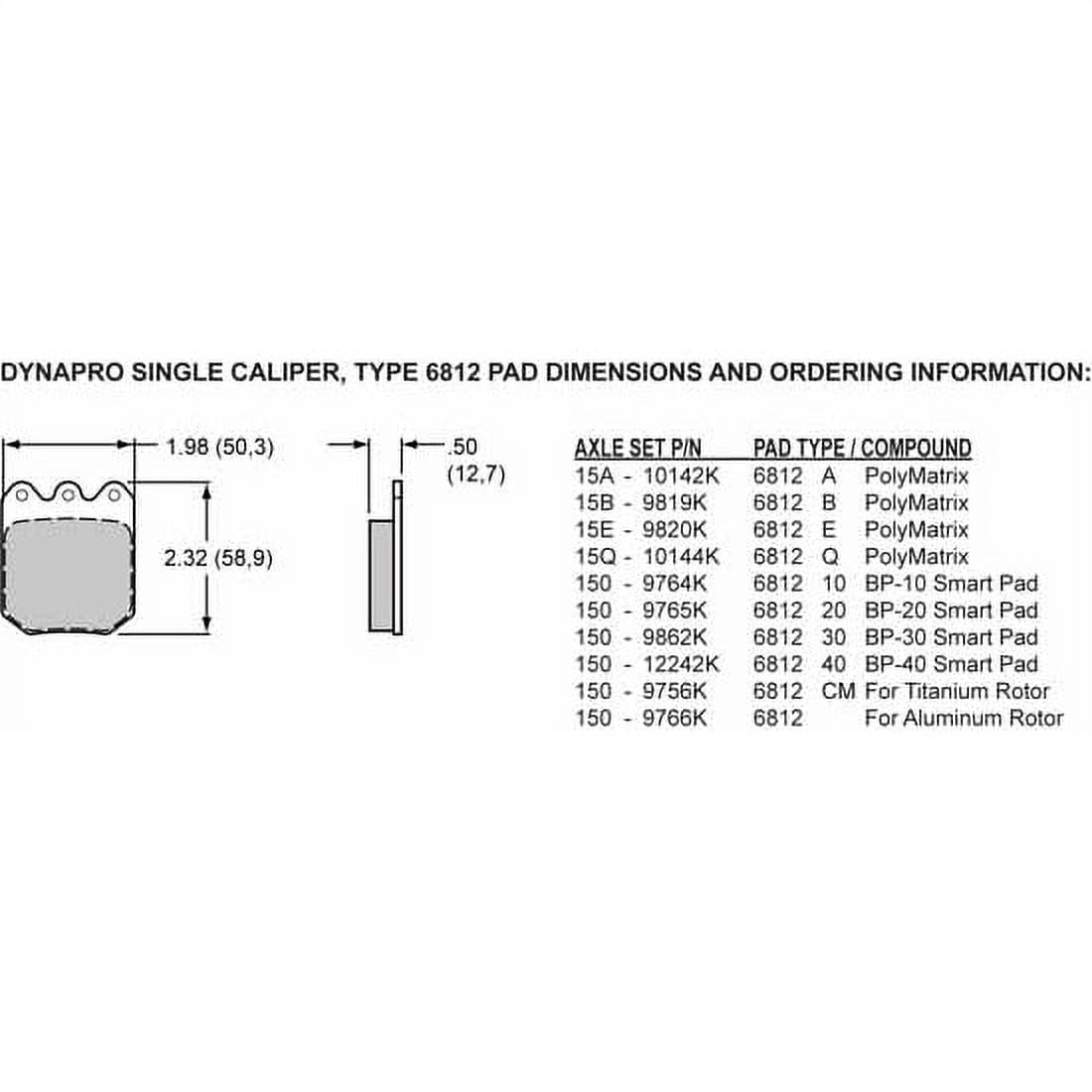 WILWOOD 2 Piston Dynalite Brake Caliper P/N 120-4060