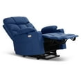 thumbnail image 4 of MCombo Power Lift Recliner Chair with Extended Footrest for Elderly, Faux Leather(Navy Blue), 4 of 7