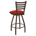 thumbnail image 2 of 410 Jackie 30" Swivel Bar Stool with Black Wrinkle Finish and Graph Poppy Seat, 2 of 4