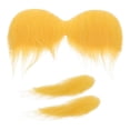 thumbnail image 2 of Fake Mustache Eyebrows Fake Beard Stick On Mustache Cosplay Costume Yellow Mustache And Eyebrows Cosplay Costume Accessories For Halloween, 2 of 4