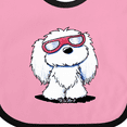 thumbnail image 4 of Inktastic Summertime Maltese Boys or Girls Baby Bib, 4 of 4