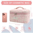 thumbnail image 2 of Bolsa de maquillaje Gosect Floral Coquette Estética Organizadora de Viajes, 2 of 6