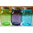 thumbnail image 3 of Set Of Three Heritage Ball Jars 100 Year Anniversary Series. One Of Each Color. 16oz Pint Jars. Highly Collectible Set., 3 of 3