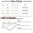 thumbnail image 3 of Miluxas Women Lace Panties Bowknot Briefs Midnight Lingerie Hipster Underwear Black 8(L), 3 of 7