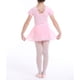 thumbnail image 2 of Malla de ballet para niñas pequeñas, vestido de bailarina con volantes, manga larga, tutú y falda para gimnasia, 2 of 5