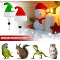 thumbnail image 3 of Dalrosia 12PCS Christmas Pet Chicken Hat Scarf Bowtie Set Mini Santa Plaid Hat Scarf Xmas Small Animal Red Green Gray Hat with Adjustable Chin Strap for Hen Bunny Guinea Pig Hamster, 3 of 5