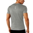 thumbnail image 6 of VSSSJ Mens Workout Shirts Quick Dry Gym Short Sleeve Tshirts Running Athletic Crew Neck Loose Breathable Tops Moisture Wicking Tee Gray XXL, 6 of 9