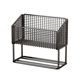 thumbnail image 1 of Cesta de almacenamiento, organizador de inodoro, estante de ducha multiusos de hierro resistente y moderno. Negro, 1 of 9