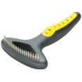 JW Pet GripSoft Double Row Undercoat Rake Dog Brush