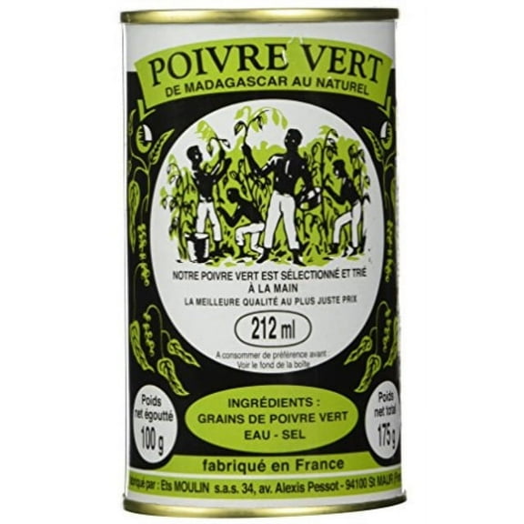 madagascar green peppercorns in brine 3.52 oz,100g ,1 pack