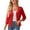 Red, variant on Sentmoon Travel Clothes Women Plus Size V Neck Long Sleeve Women Fashion Solid Color Lightweight and Warm Loose Knitted Sweater Blazer Fall and Winter Active for Holiday Party Knitwear L
