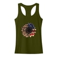 thumbnail image 4 of Dyegold 4th Of July Tank Tops For Women Summer Sleeveless American Flag Shirt Loose Casual Patriotic Graphic Tee Tops Tshirt, 4 of 4