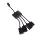 thumbnail image 5 of Cable adaptador OTG de 4 puertos micro USB para tableta y teléfono inteligente Android, 5 of 5