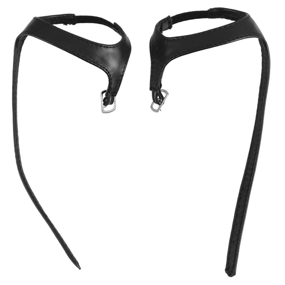 NICEXMAS Women’s Ankle Strap Buckle Heels with PU Shoe Straps, Easy Adjustment, Stylish Footwear