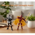 thumbnail image 4 of Figura de acción LUMRRSK Medieval Knight con armadura y armas, 4 of 7