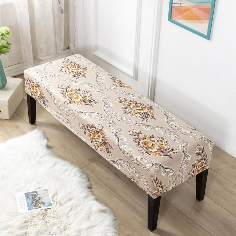 Bench cushion slipcover hot sale