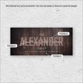 thumbnail image 3 of Family Name | Personalized Print, Wall Decor - Dark Wood, 3 of 5