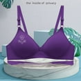 thumbnail image 2 of SWSTBBY Womens Bras,Shaping Plus Size Summer Bras for Womens,Women's Bra Soild Underwear Bra Everyday Small Cup Underwear, 2 of 5