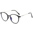 thumbnail image 5 of Gafas de espejo plano anti-luz azul con cambio de color marrón frío retro Adecuado para múltiples escenarios Gafas de miopía, 5 of 5