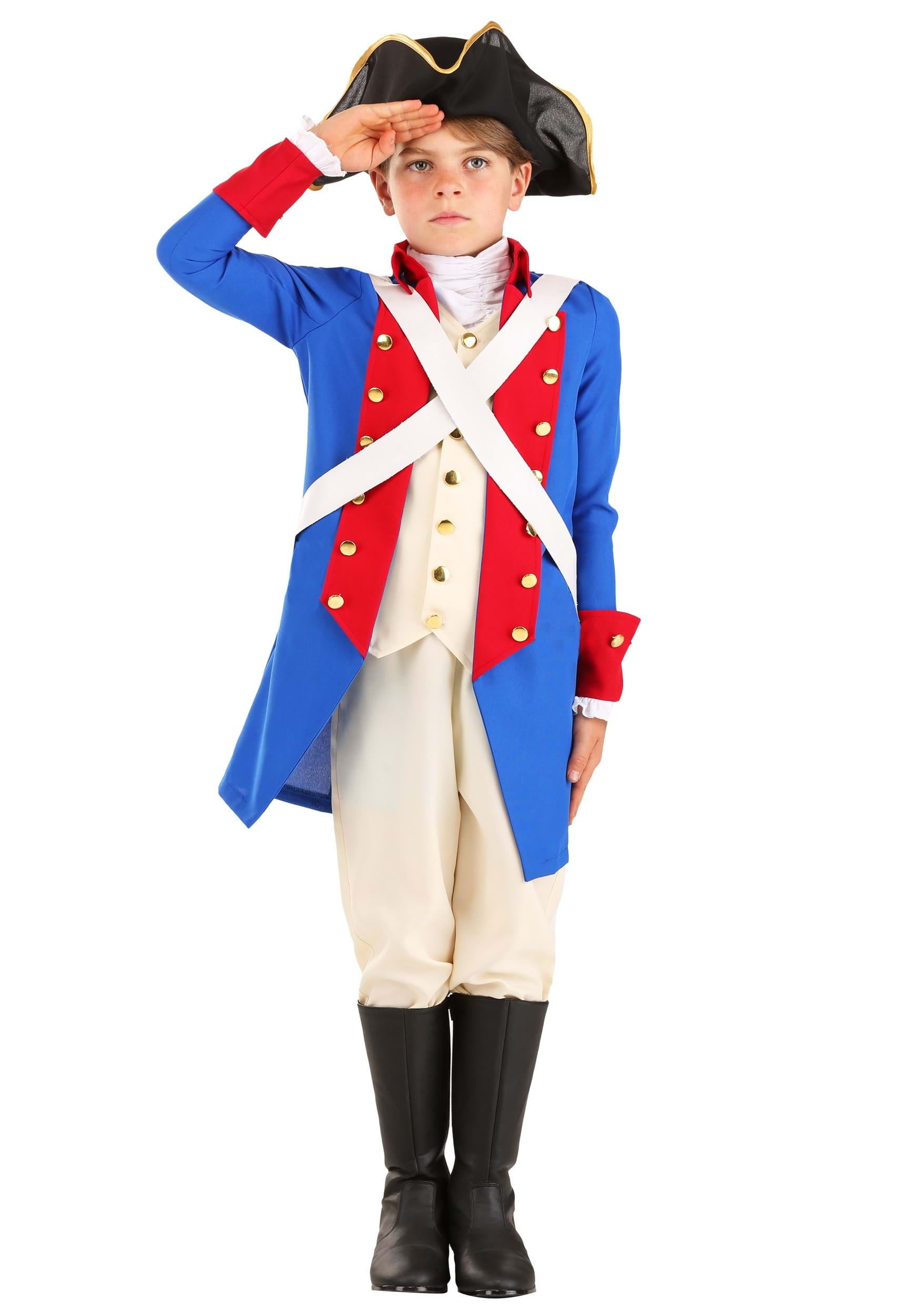 Kid's American Revolution Soldier Costume - Walmart.com