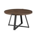 thumbnail image 1 of Pemberly Row 30 Metal Coffee Table in Dark Walnut and Black, 1 of 3
