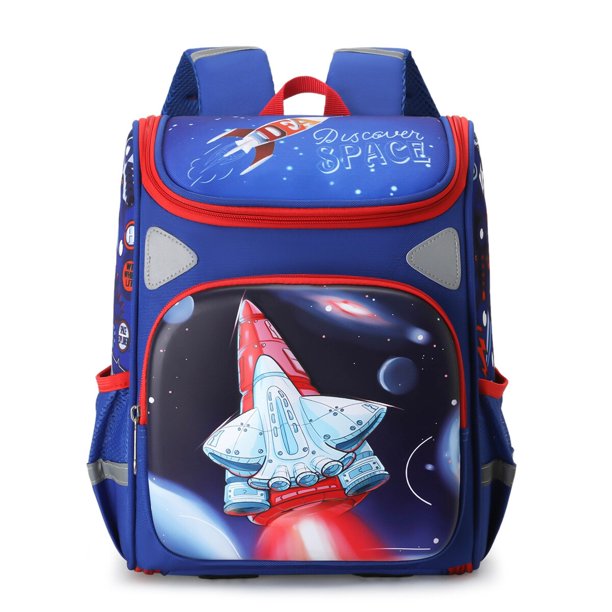 Mochilas escolares con dibujos de ciervos para niñas, moradas, de nailon, para estudiantes de primaria QYM unisex