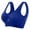 Dark Blue, variant on Non Wired Bras for Women Lift Push Up Seamless Wireless Bra with Soft Support Lace V Neck Bralette Mesh Bras Everyday Bra Dark Blue XXL