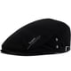 thumbnail image 1 of Gorra plana negra con logotipo bordado unisex de algodón o mezclilla, 1 of 2