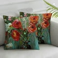 thumbnail image 3 of nygtbtfer Set of 2 Pillow Covers Flower Outdoor Square Indoor Decorative Throw Pillows White, 3 of 7