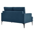 thumbnail image 5 of Modway Evermore Upholstered Fabric Loveseat in Azure, 5 of 8