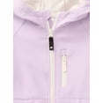 thumbnail image 2 of Ozark Trail Girls Zip Up Softshell Jacket with Hood, Sizes 4-18, 2 of 3