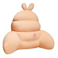 thumbnail image 4 of Cojín de respaldo Cojín de silla con reposabrazos Cojín de cintura para la comodidad de la cama Respaldo de felpa Beige, 4 of 9