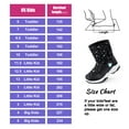 thumbnail image 6 of Harvest Land Toddler Girls Snow Boots Kids Winter Warm Boots Waterproof Slip Resistant Outside Shoes(Toddler/Little Kids/Big Kids), 6 of 7