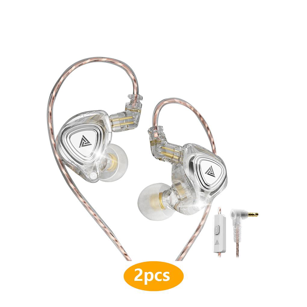 2pcs ZX3 Wired Earphones Portable Stereo In-ear Headphone 