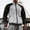 Gray, variant on Brondbend Men Jacket Men Coats Mock Neck Long Sleeved Pocket Outerwear Multicolour Stylish Jacket Loose Anniversary Tops Gray
