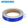 thumbnail image 2 of Unique Bargains Reflective Tape, 0.8'x33FT Waterproof High Visibility Warning Safety Tape, Blue, 2 of 7