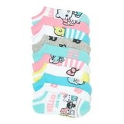 Hello Kitty Women's No Show Socks, 10 Pack